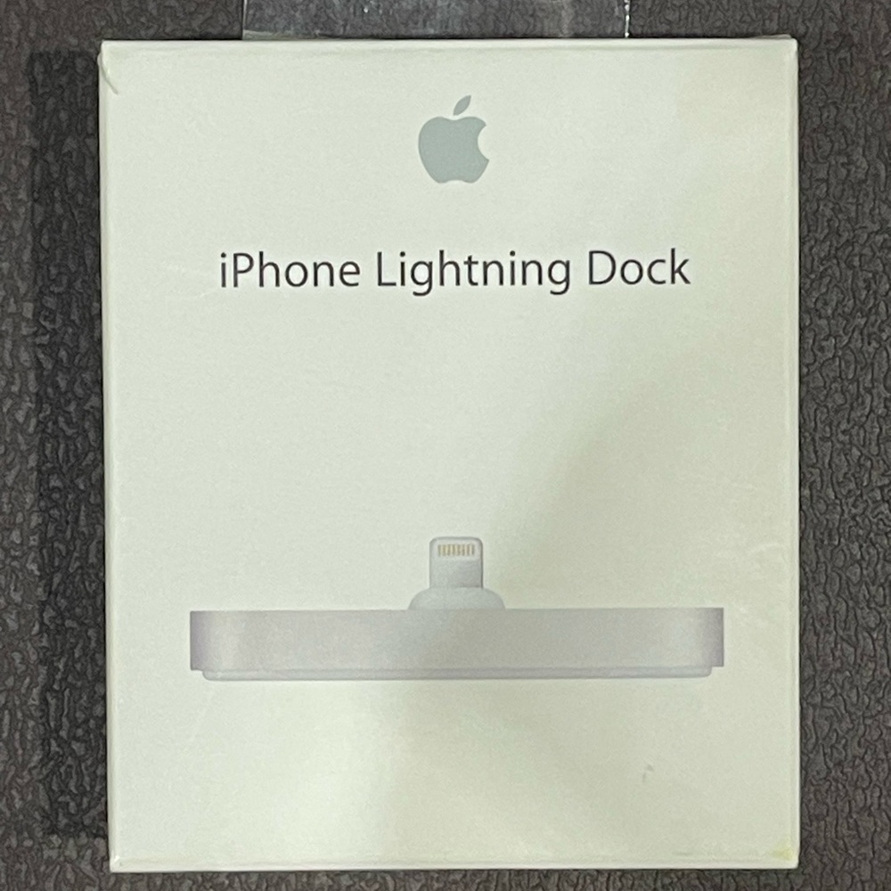 Apple Lightning Dock - Classic Silver/Grey Color NWT